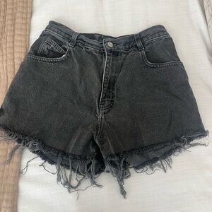 Gitano black denim vintage shorts size 8